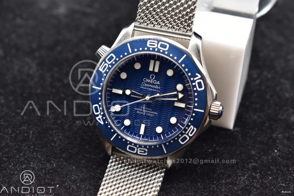 anniversary James on VSF 60th 42mm Bond Mesh Edition A Best Stylish 300M Seamaster Bracelet 1065 0808